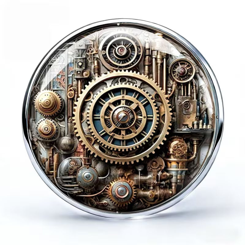 Steampunk - Fém Jelvény