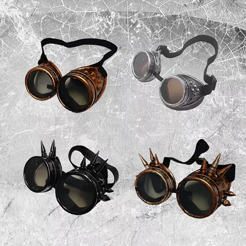 4 darabos Steampunk stílusú dekoratív tükrös készlet