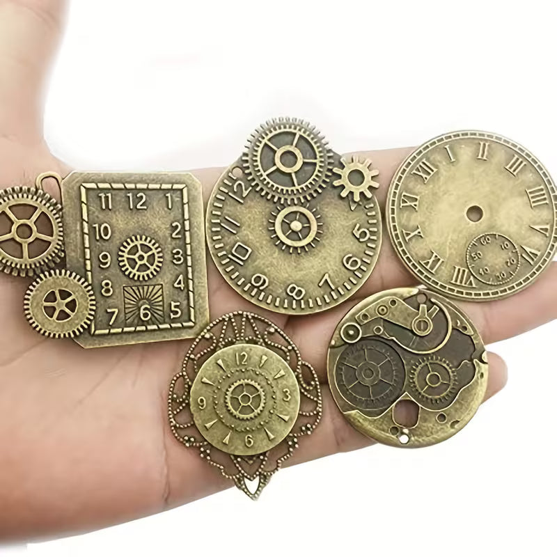 Steampunk - 30db Antik Bronz Keverék Csontváz