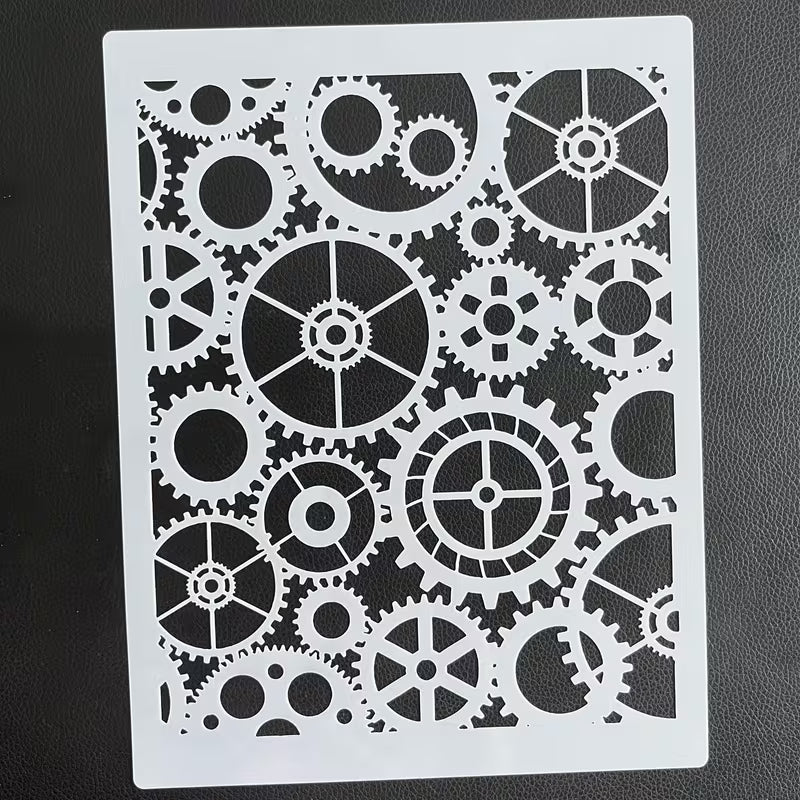 Steampunk - Fogaskerekek Sablon DIY