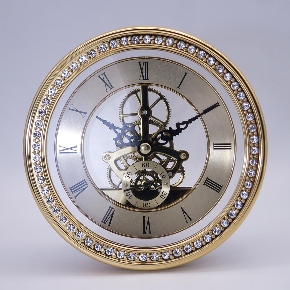 Steampunk - Kvarcóra, fali,süllyeszthető 148mm, skeleton