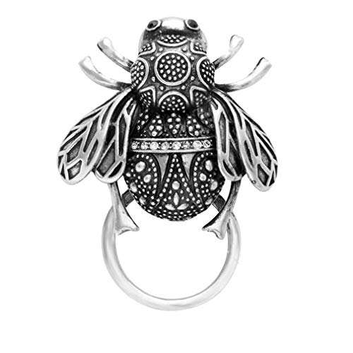 Steampunk - Méhecske mágneses szemüvegtartó bross, ötvözet