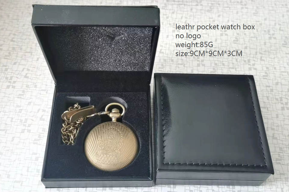 Steampunk - Zsebóra papír csomagolódoboz, négyszögletes, fekete