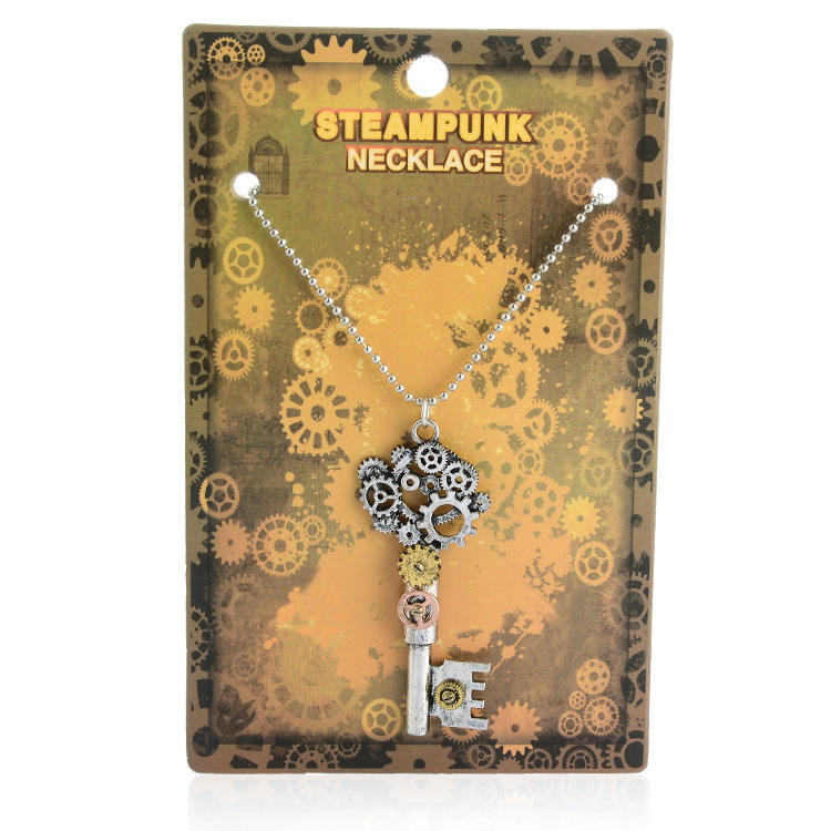 Steampunk - Fogaskerék medál nyaklánc, fém