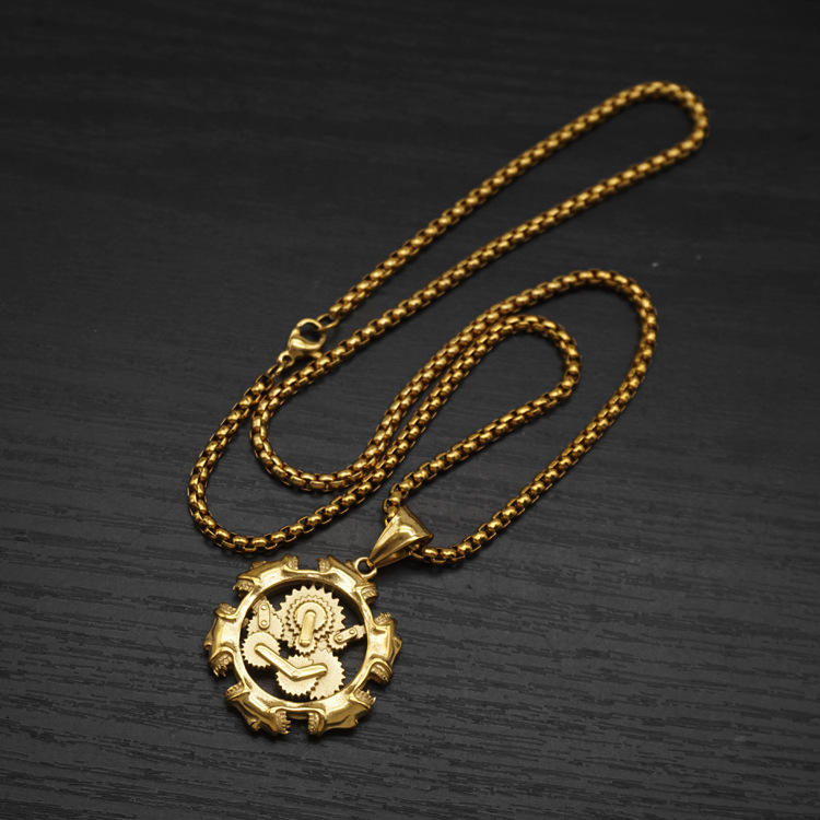 Steampunk - Vintage, fogaskerék, medál - nyaklánc