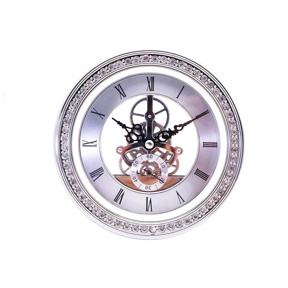 Steampunk - Kvarcóra, fali,süllyeszthető 148mm, skeleton