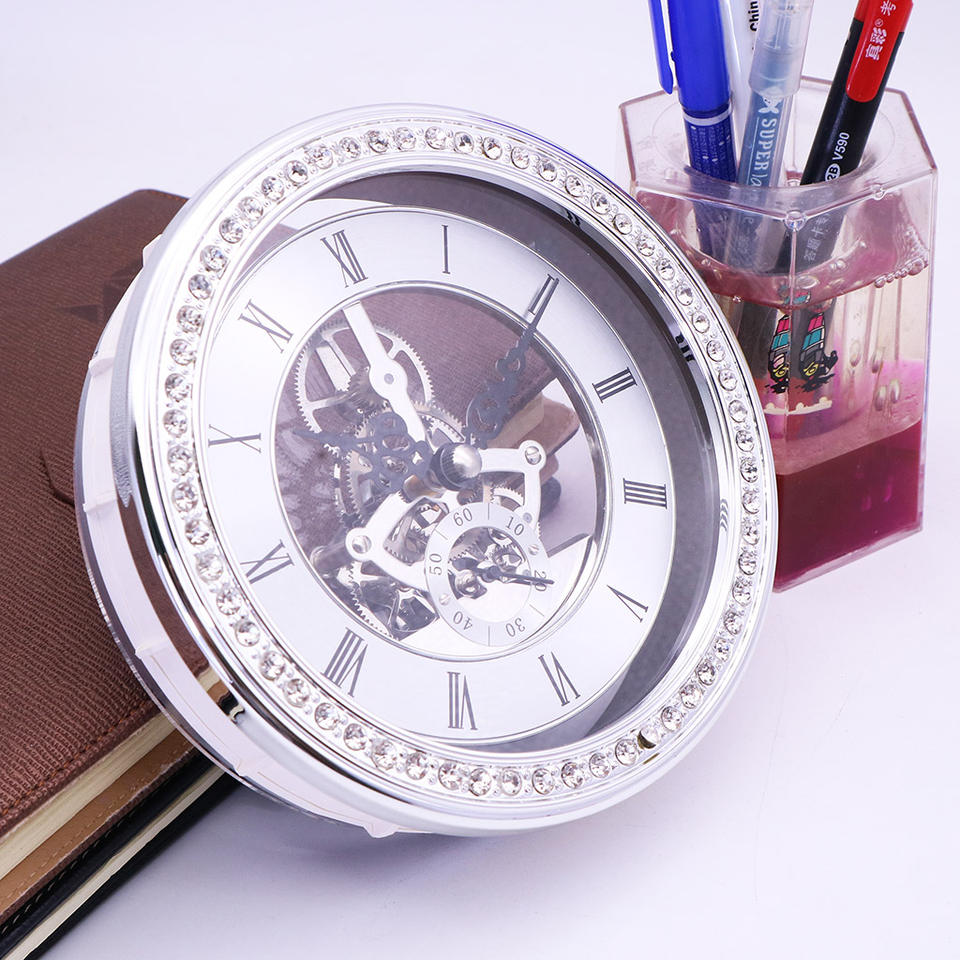 Steampunk - Kvarcóra, fali,süllyeszthető 148mm, skeleton
