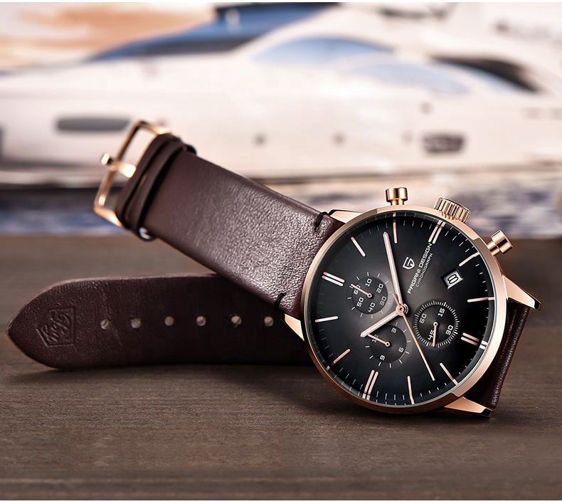 Steampunk - Pagani Design, sport kronográf karóra, acél