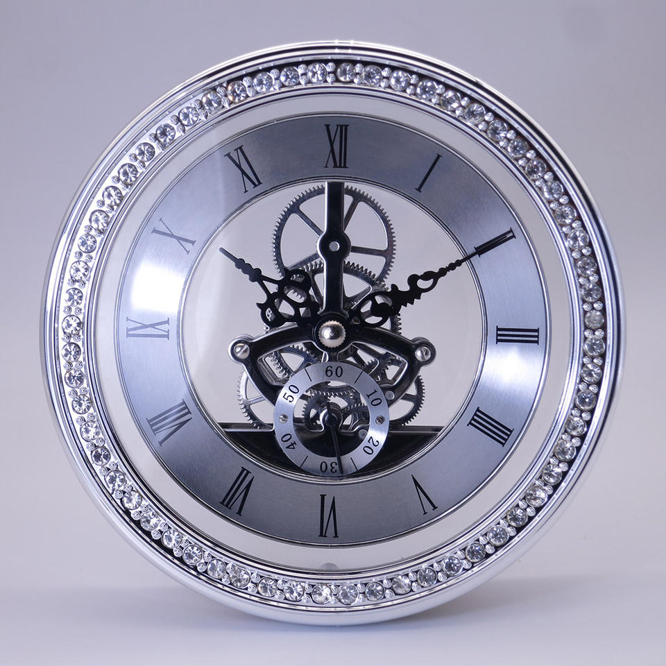 Steampunk - Kvarcóra, fali,süllyeszthető 148mm, skeleton