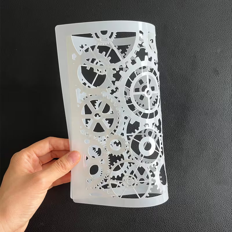 Steampunk - Fogaskerekek Sablon DIY