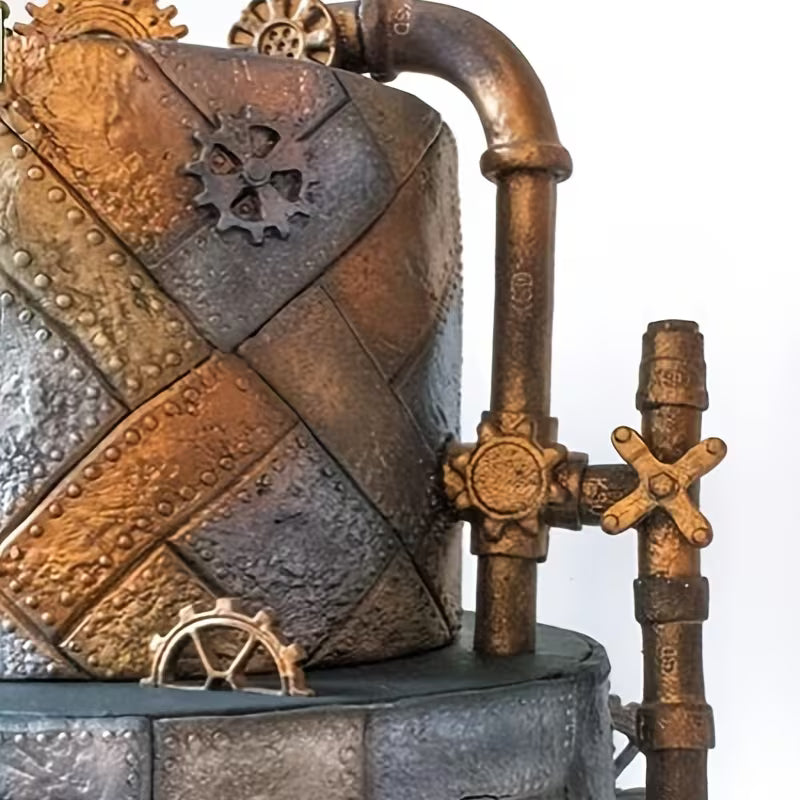 Steampunk - Fogaskerék Csipke Szilikon Öntőforma Gyertyakészítéshez