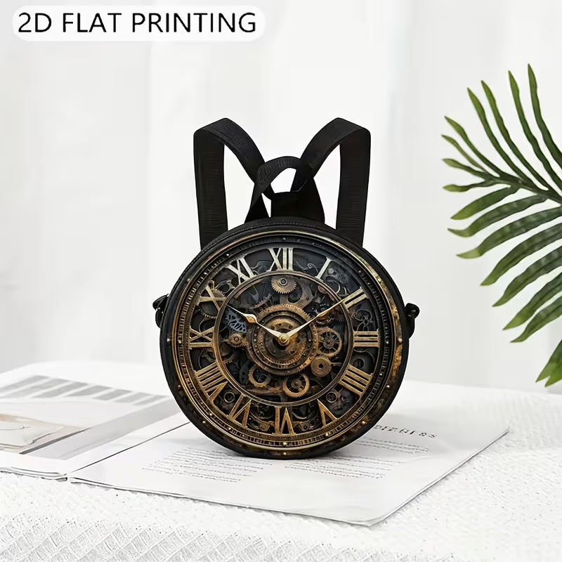Steampunk - 2D nyomtatott kerek válltáska