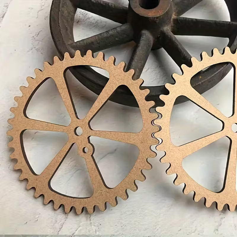 Steampunk - DIY Nagy méretű Forgó Fogaskerekek